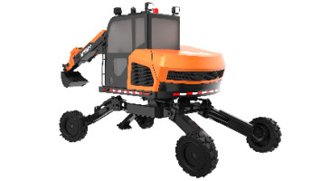 Walking Excavator Demolition Robot All Terrain Multifunctional