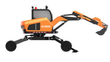Walking Excavator Demolition Robot All Terrain Multifunctional