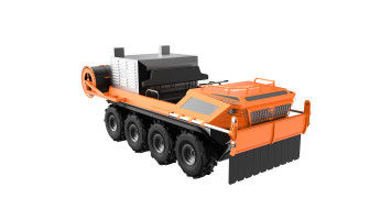 Amphibious All-Terrain Prairie Fire Vehicle 8×8 Covered Fireproof Flame-retardant Materials