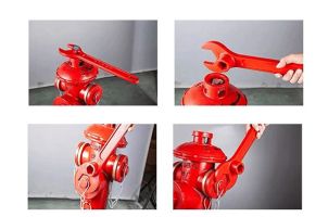 High-strength metal Fire Hydrant Wrench Ensures precise engagement