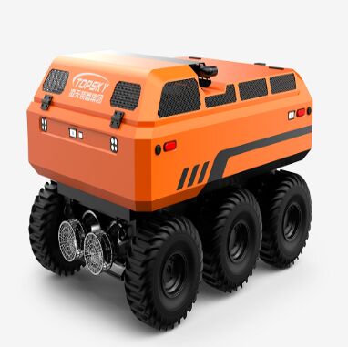 Hydraulic System Flood Drainage and Demolition Robot with Wireless Remote Control for Multi-functional Rescue Operations