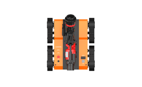 portable new energy vehicle fire extinguishing robot
