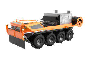 Amphibious All-Terrain Prairie Fire Vehicle 8×8 Covered Fireproof Flame-retardant Materials