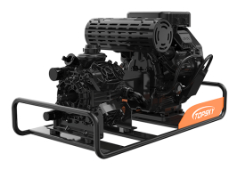 Water source acquisition and pressurization Forest fire pump is used to extinguish high-rise building fires