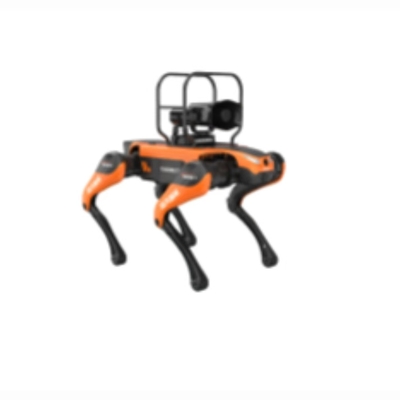 Fabrikpatrouillen-Roboterhund mit 80 Meter Kabel und IP67-Schutz