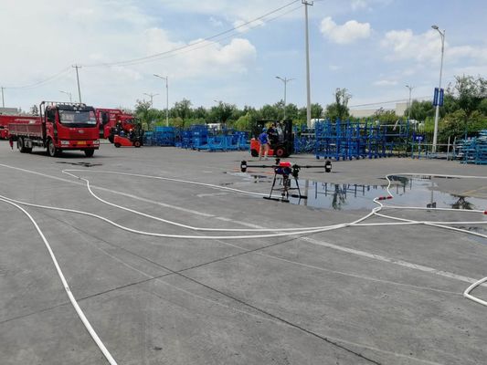 Vier Rotor-Feuerbekämpfungs-Ausrüstungs-Brummen der Achsen-acht in der Feuerwehr